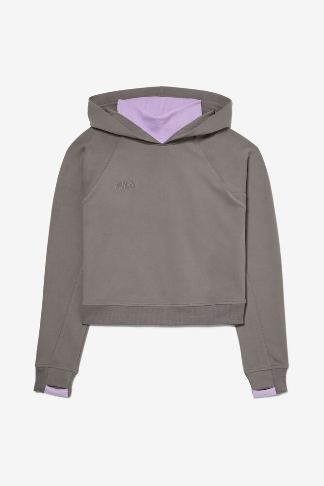 Fila Hoodie Womens Grey Legendary Turtle Neck - Ireland 20591-FBGS